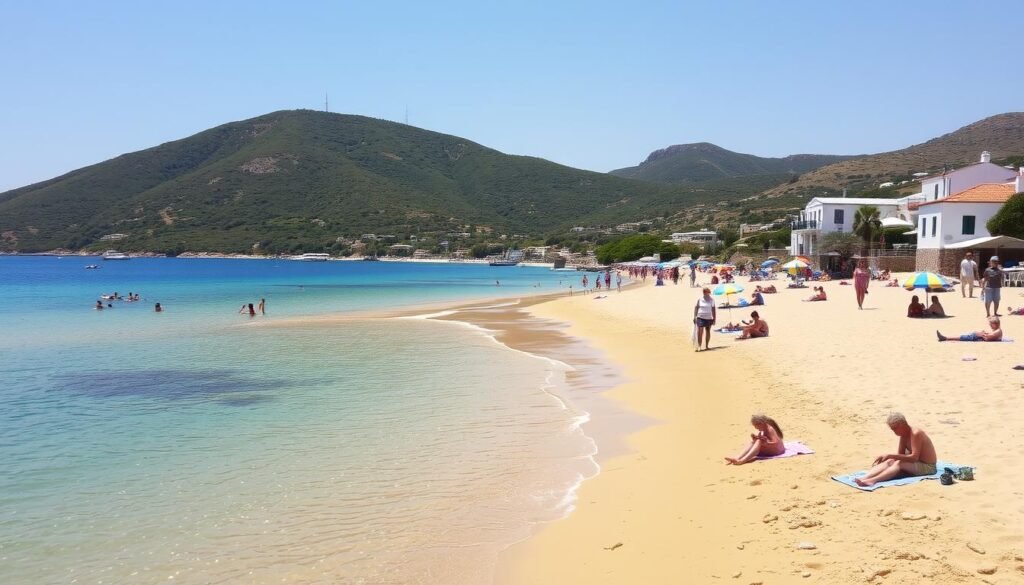 Greek mainland accessible beaches