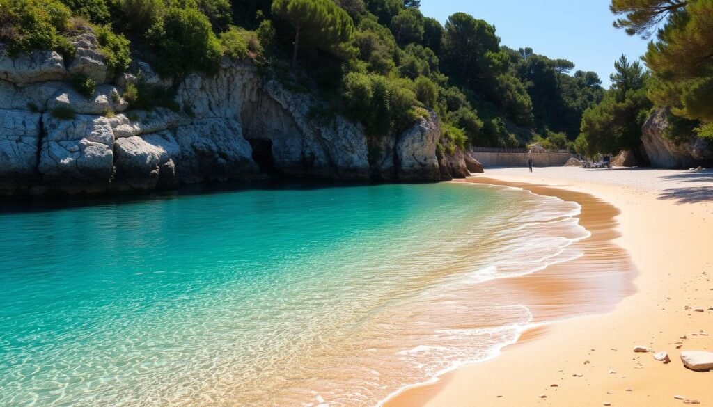 Secluded beach in Northern Greece