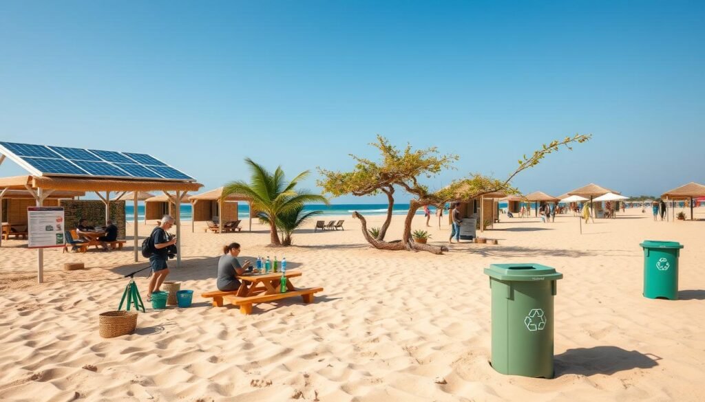 Sustainable practices at European beach destinations